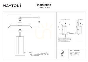 BIANCO Z031TL-01BS lampă de masă Maytoni small 6