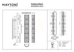 FACET lampă de perete MOD094WL-03CH Maytoni small 6