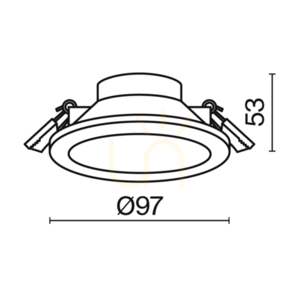 STOCKTON corp de iluminat încastrat DL015-6-L7W IP44 Maytoni small 9