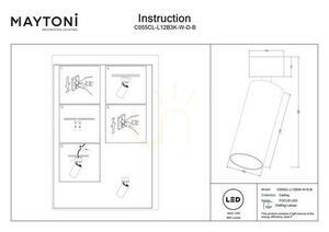 FOCUS LED plafon C055CL-L12B3K-W-D-B Maytoni small 7