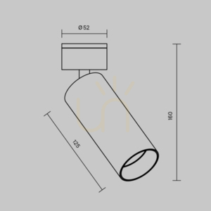 FOCUS LED plafon C055CL-L12B3K-W-D-B Maytoni small 8