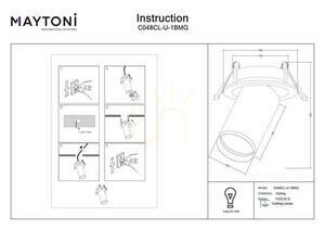 FOCUS S corp de iluminat încastrat C048CL-U-1BMG Maytoni small 5