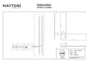 PARS lampă de perete C070WL-L12GB3K Maytoni small 5