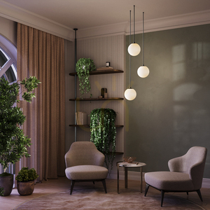 Lampă suspendată LUNA P039PL-5W3K-10INS-B Maytoni small 1