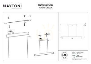 Lampă suspendată STEP P010PL-L30G3K Maytoni small 5