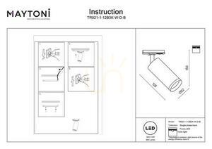 FOCUS LED reflector pentru bare TR021-1-12B3K-W-D-B Maytoni small 5