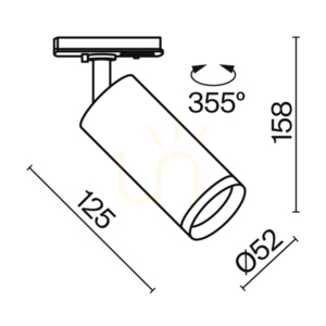 FOCUS LED reflector pentru bare TR021-1-12W4K-W-D-W Maytoni small 7