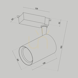 VUORO TR003-1-15W3K-S-B reflector pentru bară Maytoni small 8