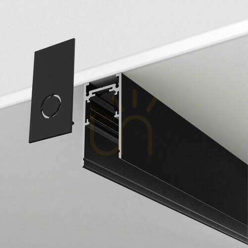 Verifica Maytoni Exility Șină de iluminat de 48 V, 100 cm, negru TRX034-411B + capace de capăt