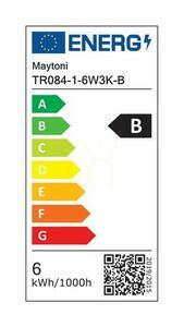 Corp LED pe șină magnetică Maytoni Basis Grid Radity TR084-1-6W3K-B negru 6 W 3000 K small 5