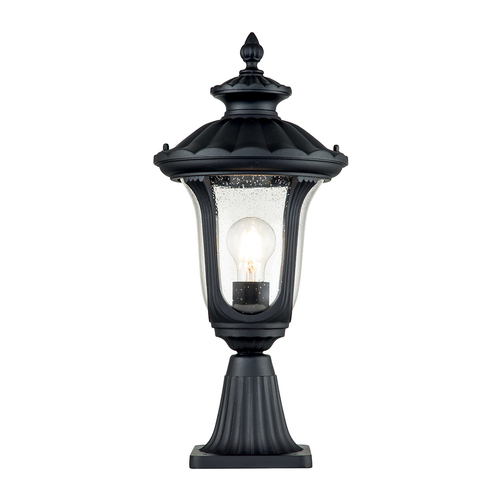 Verifica Chicago 1 Light 1 Light Small Pedestal Lantern Elstead