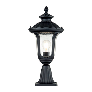 Felinar mic de soclu Chicago - 1 sursă de lumină - negru texturat Elstead small 0