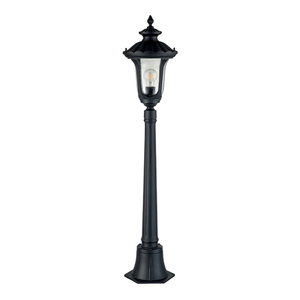 Felinar de grădină mic Chicago pe stâlp - 1 sursă de lumină - negru texturat Elstead small 1