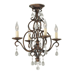 Chateau 4 Lumini candelabru Elstead small 1