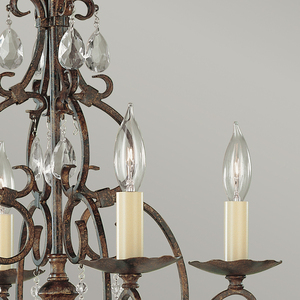 Chateau 4 Lumini candelabru Elstead small 2