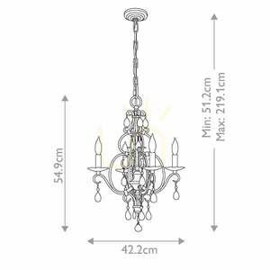 Candelabru Chateau - 4 surse de lumină - Mocha Bronze Elstead small 8