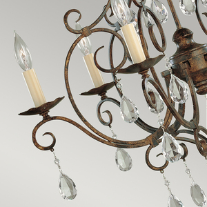 Chateau 6 lumini candelabru Elstead small 3