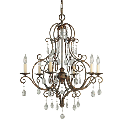 Verifica Chateau 6 lumini candelabru Elstead