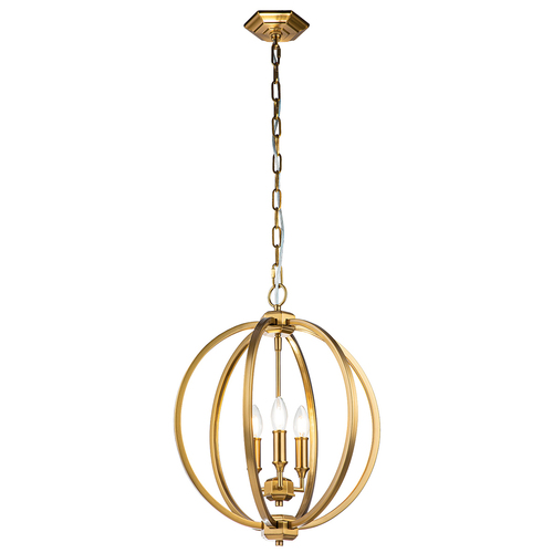 Verifica Corinne 3 Light Medium Pendant Elstead