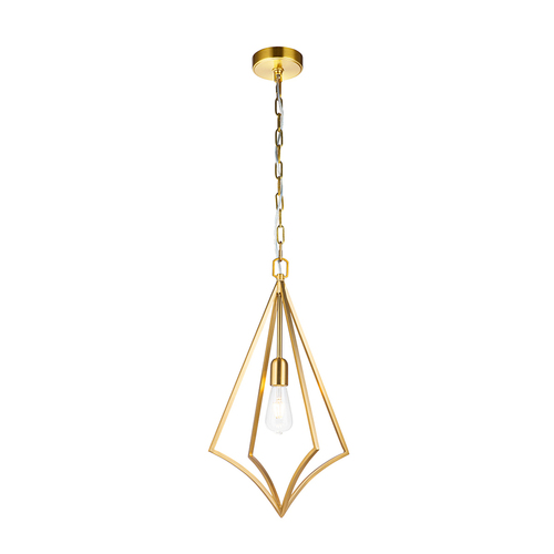 Verifica Lampă suspendată Elstead Nico FE-NICO-P-M-BB alamă patinată, cușcă din oțel, 1xE27, 35 cm
