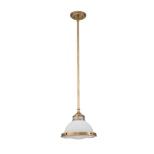 Verifica Lustră pendul mică Amelia - 1 sursă de lumină - Alamă Heritage Brass Elstead