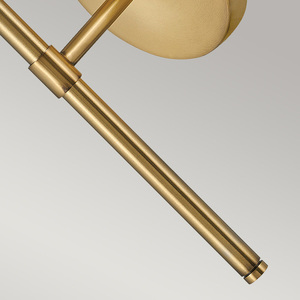Aplică de baie Hollis 1xE14, sticlă opal, alamă veche, IP44, 40,3 cm, Elstead / Hinkley small 2