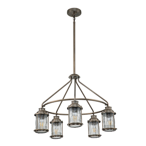 Candelabru de exterior Ashland Bay - 5 surse de lumină - bronz lustruit Elstead small 1