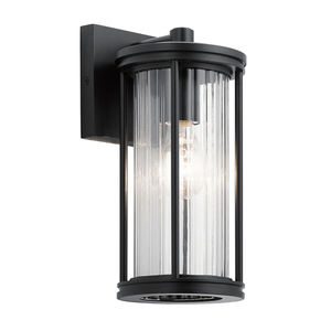 Felinar de perete mic Barras - 1 sursă de lumină - negru Elstead small 0