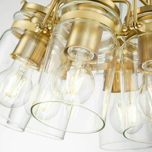 Lustră suspendată Brinley - 6 surse de lumină - alamă periată Elstead small 6