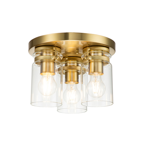 Verifica Brinley 3 Light Flush Mount Elstead