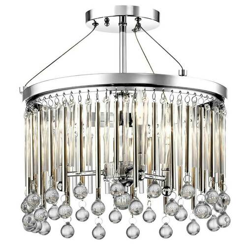 Verifica Piper 3 Light Semi-flush Mount Elstead