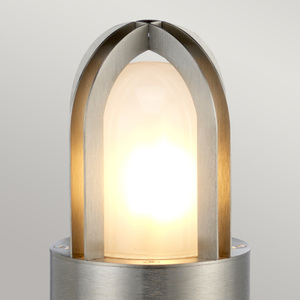 Stâlpișor de grădină mic Paignton - 1 sursă de lumină - Oțel inoxidabil Elstead small 1
