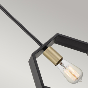 Lampă suspendată Bismarck cu 1 lumină - negru pământiu Elstead small 2