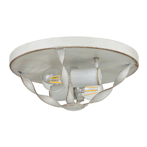 Plafonieră Bradbury - 2 surse de lumină - alb antic Elstead small 1