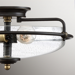 Griffin 3 Light Flush Mount Elstead small 1