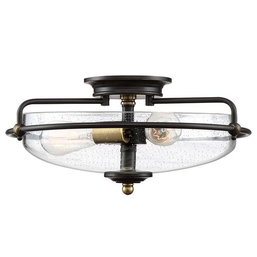 Verifica Griffin 3 Light Flush Mount Elstead