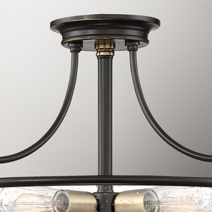 Griffin 3 Light Semi-flush Mount Elstead small 1