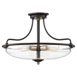 Griffin 3 Light Semi-flush Mount Elstead small 0