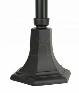 Lampă de grădină SU-MA negru patinat 160 cm aluminiu/sticlă K 5002/1/N small 2