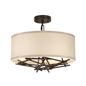Taiko 3 Light Pendant Elstead small 2