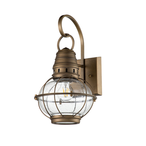 Felinar de perete mediu Bridgepoint - 1 sursă de lumină - alamă naturală Elstead small 1