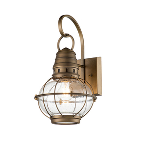 Felinar de perete mediu Bridgepoint - 1 sursă de lumină - alamă naturală Elstead small 0