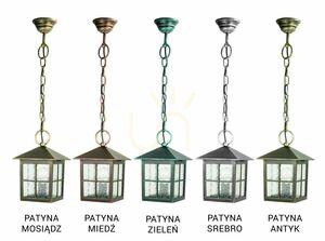 Lampă suspendată exterior SU-MA Wenecja negru patină K 1018/1/KW small 4
