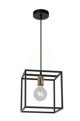 Verifica Lampă suspendată Lucide ARTHUR negru cupru, metal, vintage, E27, 25 cm 08424/01/30