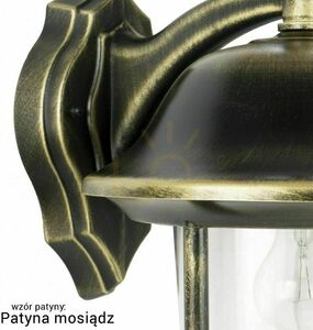 Lampă exterior SU-MA Prince negru patinat E27 IP43 K 1018 O small 10