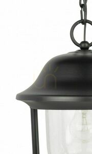 Lampă suspendată exterior SU-MA Prince negru patină E27 60W K 1018/1/O small 1