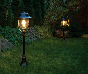 Lampa de gradina SU-MA Prince negru patina 55 cm E27 K4011/1/O small 2