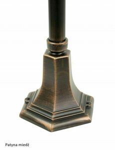 Lampă de grădină SU-MA Prince K 5002/3/O E27 60W negru patinat 87 cm small 9