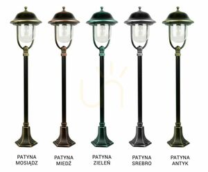 Lampă de grădină SU-MA Prince neagră 117 cm E27 IP43 K 5002/2/O small 7
