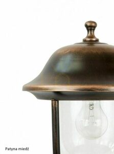 Lampă de grădină SU-MA Prince neagră 117 cm E27 IP43 K 5002/2/O small 9